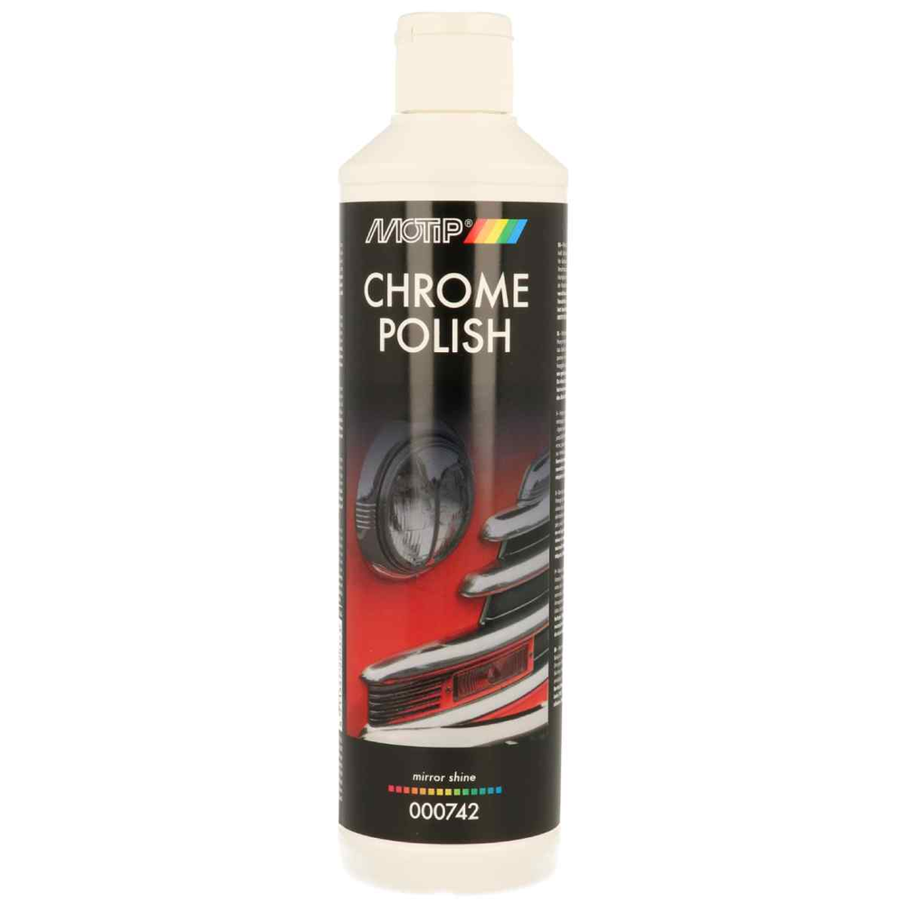 Chromuotų detalių valiklis CHROME POLISH 500ml, Motip