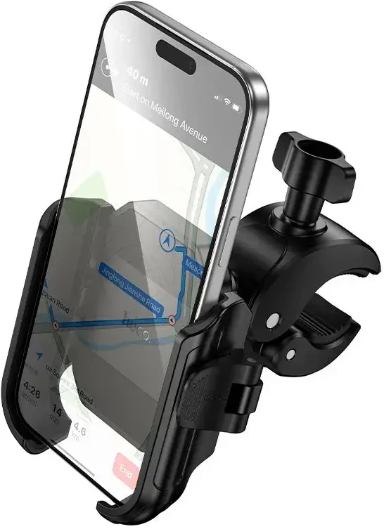 Motorcycle/bicycle holder ( 4,5“ – 7” ) Hoco H104 juodas