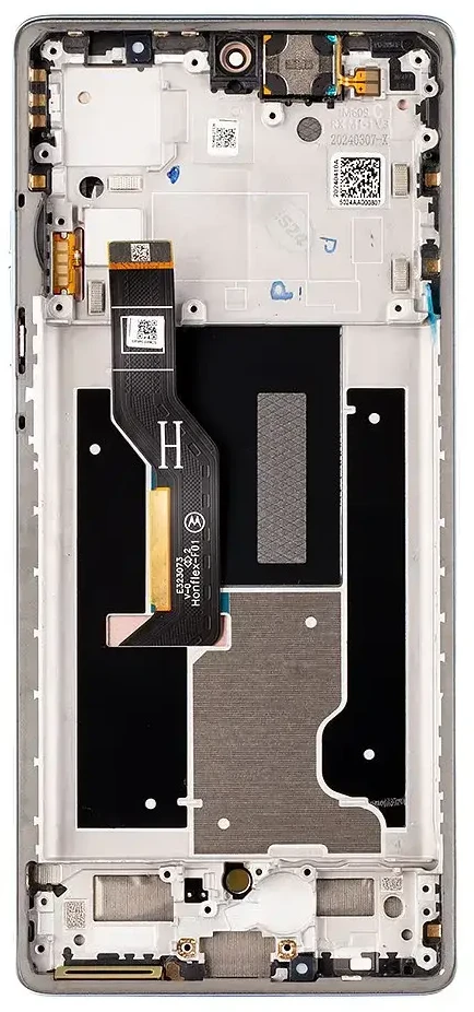 Motorola Edge 50 Fusion LCD Ekranas + jutiklinis blokas + priekinis dangtelis Marshmallow Mėlyna (pakeitimų paketas)