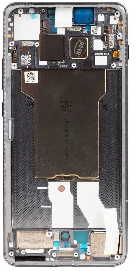 Motorola Edge 70 LCD ekranas + lietimui jautrus skydelis + priekinis dangtelis, įtaiso pilkas ekranas (pakeitimo paketas)