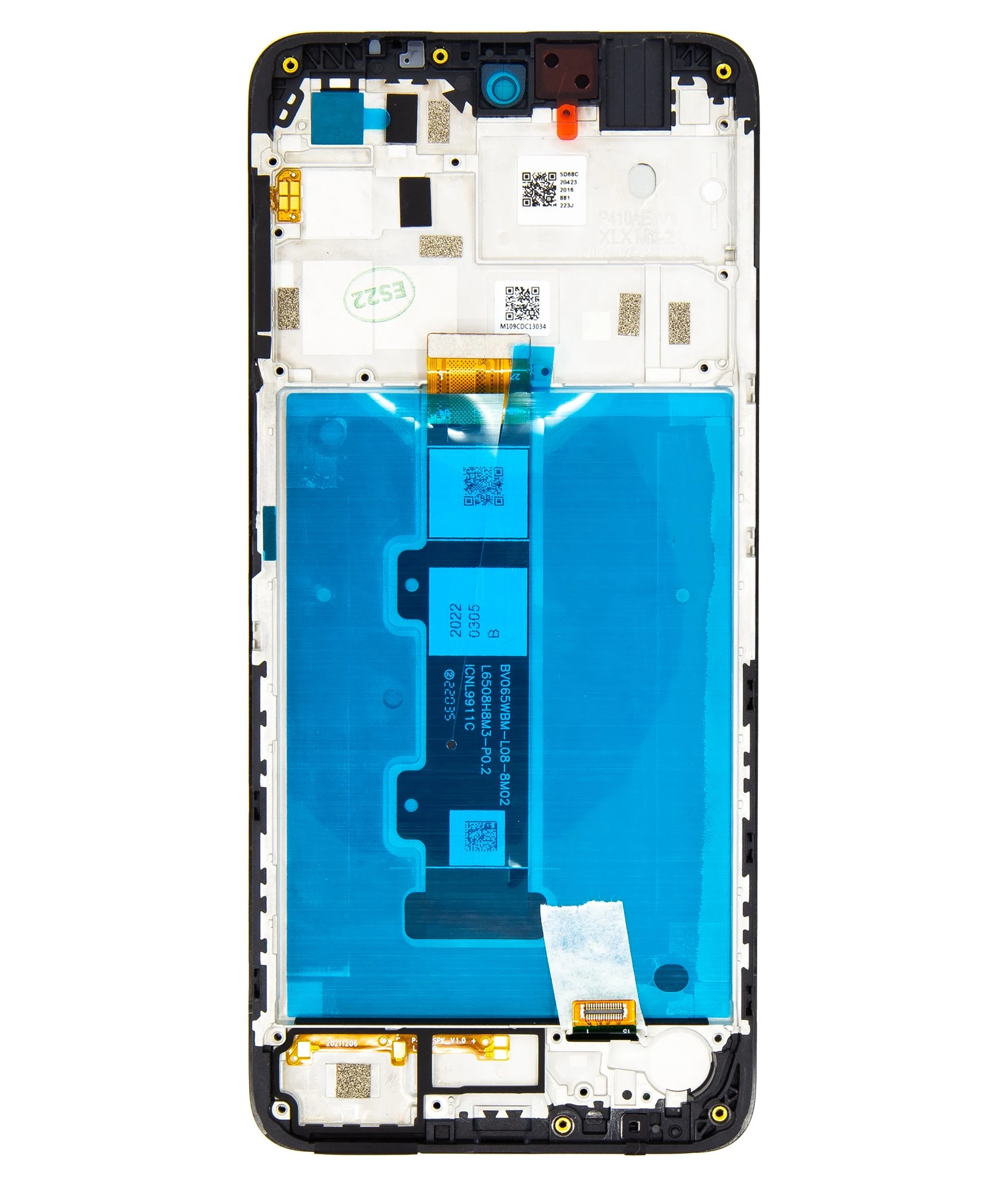 Dėklas Motorola G22 LCD Ekranas + jutiklinis blokas + priekinis dangtelis (pakeitimų paketas)