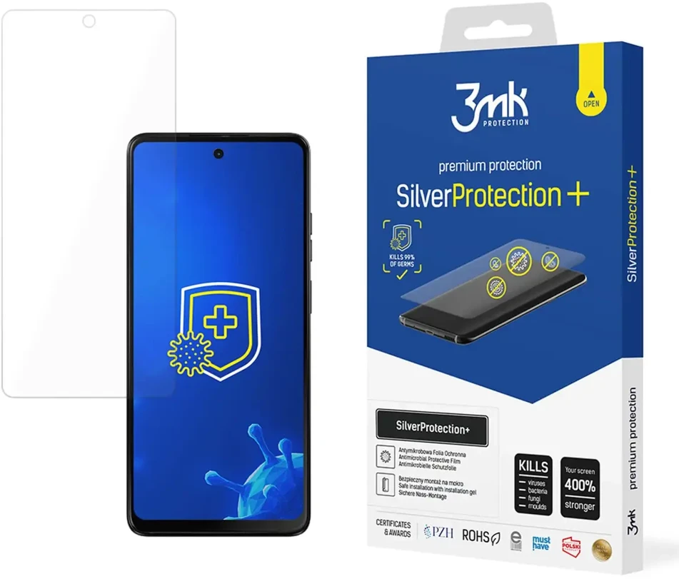 3Mk apsauga Motorola Moto G04s – 3mk sidabrinė apsauga+