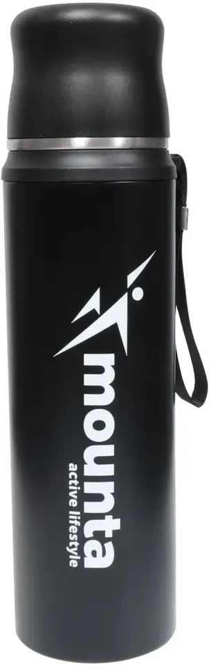 Mounta Termosas 1000 ml juodas maks. 15 valandų