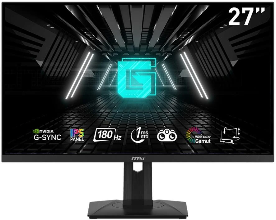 MSI G274PFDE Gaming Monitorius - Rapid IPS, 180Hz, 1ms GTG