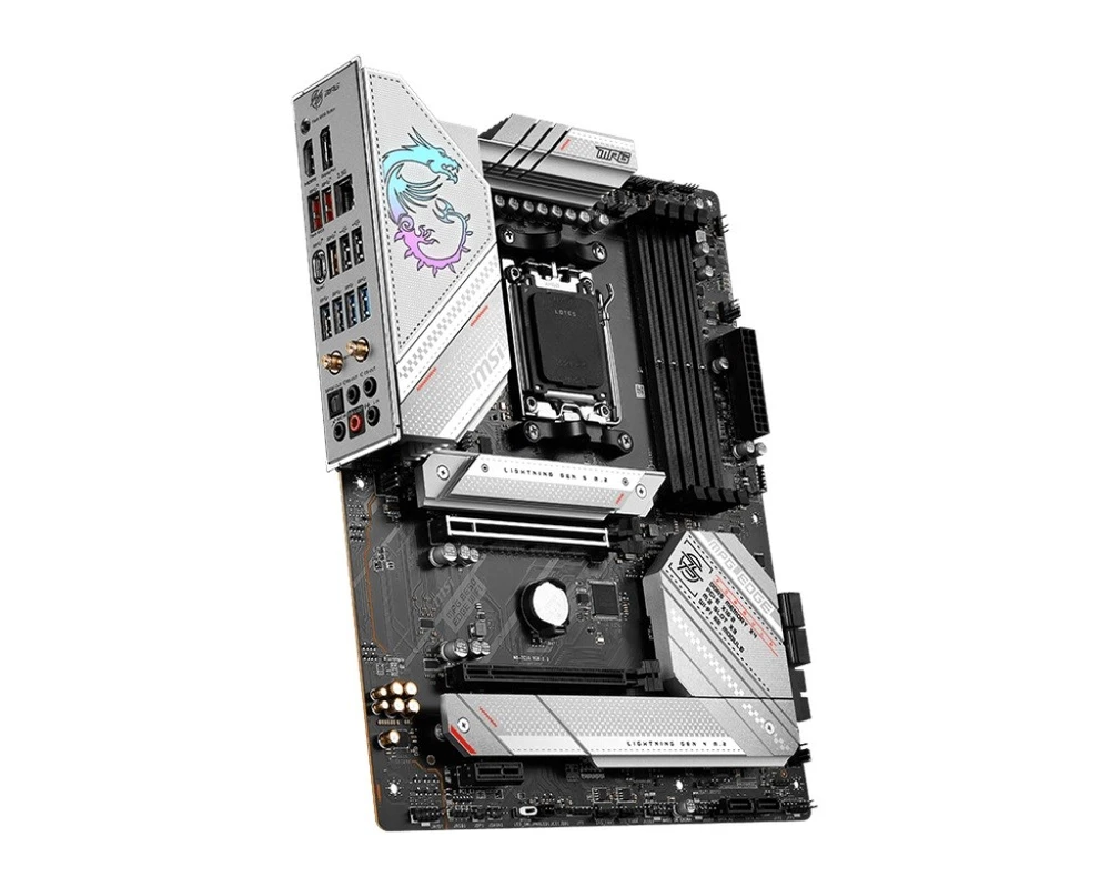 Pagrindinė plokštė MSI AMD B650/AM5/ATX/Memory DDR5/Atminties lizdai 4/1xPCI-Express 1x/1xPCI-Express 16x/3xM.2/1xHDMI/1xDisplayPort/2xUSB 2.0/7xUSB 3.2/1xUSB-C/1xOptical S/PDIF/1xRJ45/5xAudio port