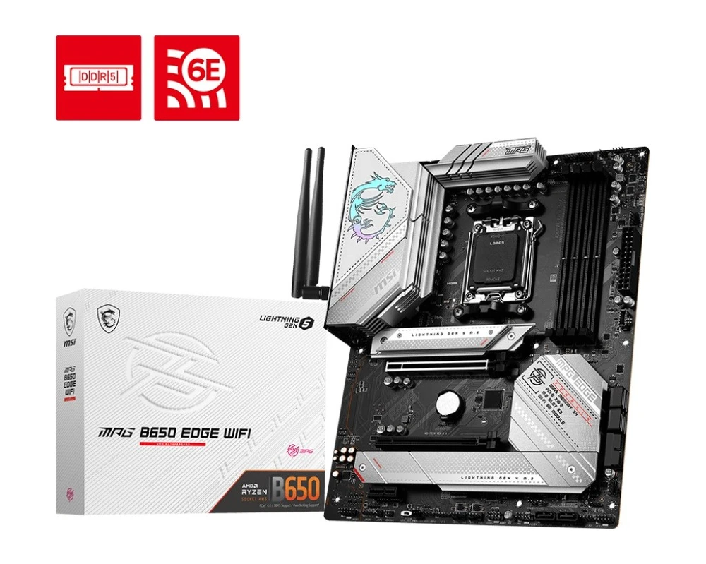 Pagrindinė plokštė MSI AMD B650/AM5/ATX/Memory DDR5/Atminties lizdai 4/1xPCI-Express 1x/1xPCI-Express 16x/3xM.2/1xHDMI/1xDisplayPort/2xUSB 2.0/7xUSB 3.2/1xUSB-C/1xOptical S/PDIF/1xRJ45/5xAudio port