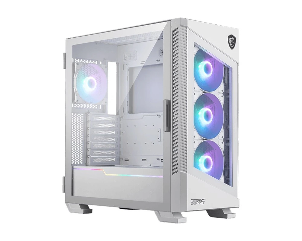 MSI | Kompiuterio korpusas | MPG VELOX 100R Baltas | Baltas | Vidutinio dydžio bokštas