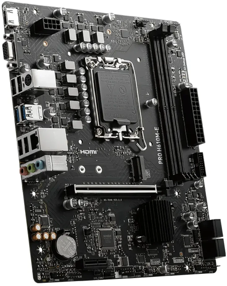 MSI PRO H610M-E DDR5 LGA 1700 mATX pagrindinė plokštė