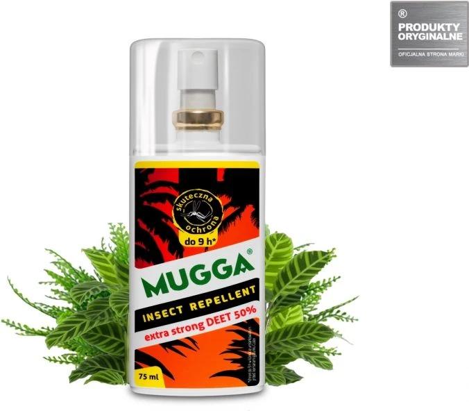Uodų repelentas Mugga Extra Strong 50% DEET 75ml