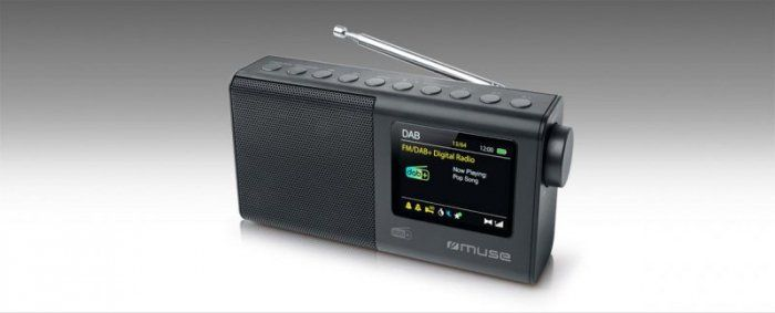 Muse | Portable Radio | M-117 DB | AUX in | Juodas | Portable | FM, DAB/DAB+