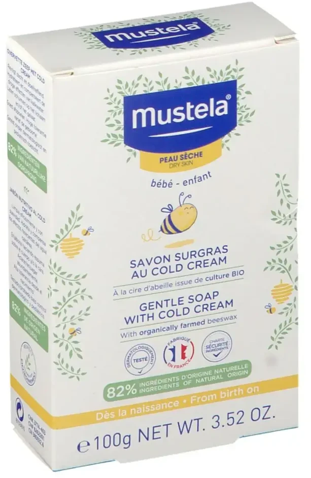 "Mustela" švelnus vonios muilas 100g