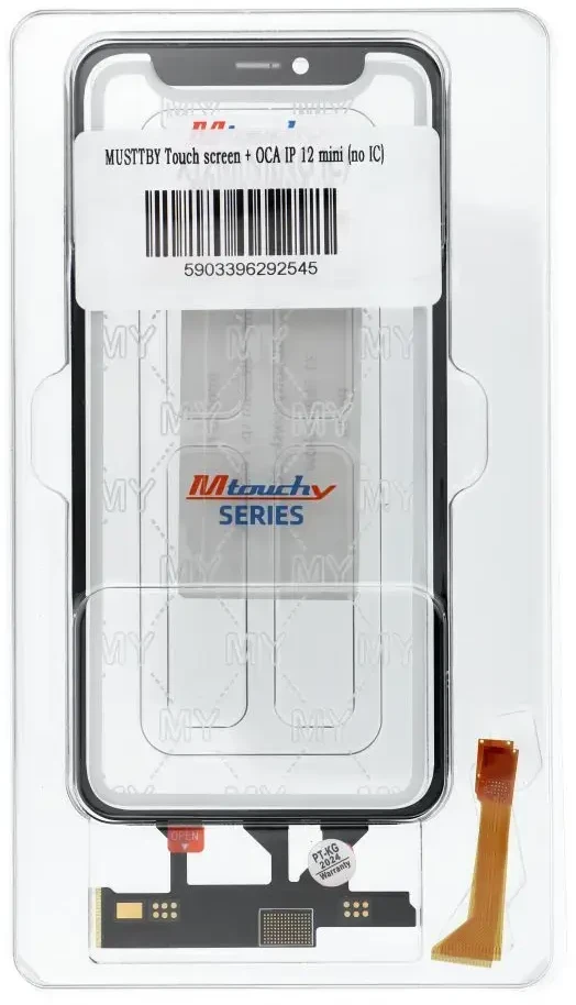 MUSTTBY jutiklinis ekranas + OCA IPHONE 12 mini (be IC)