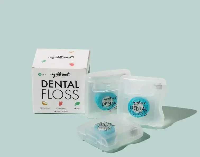 My White Secret My Baltas Secret Dantų siūlas (Dental Floss) 3 vnt