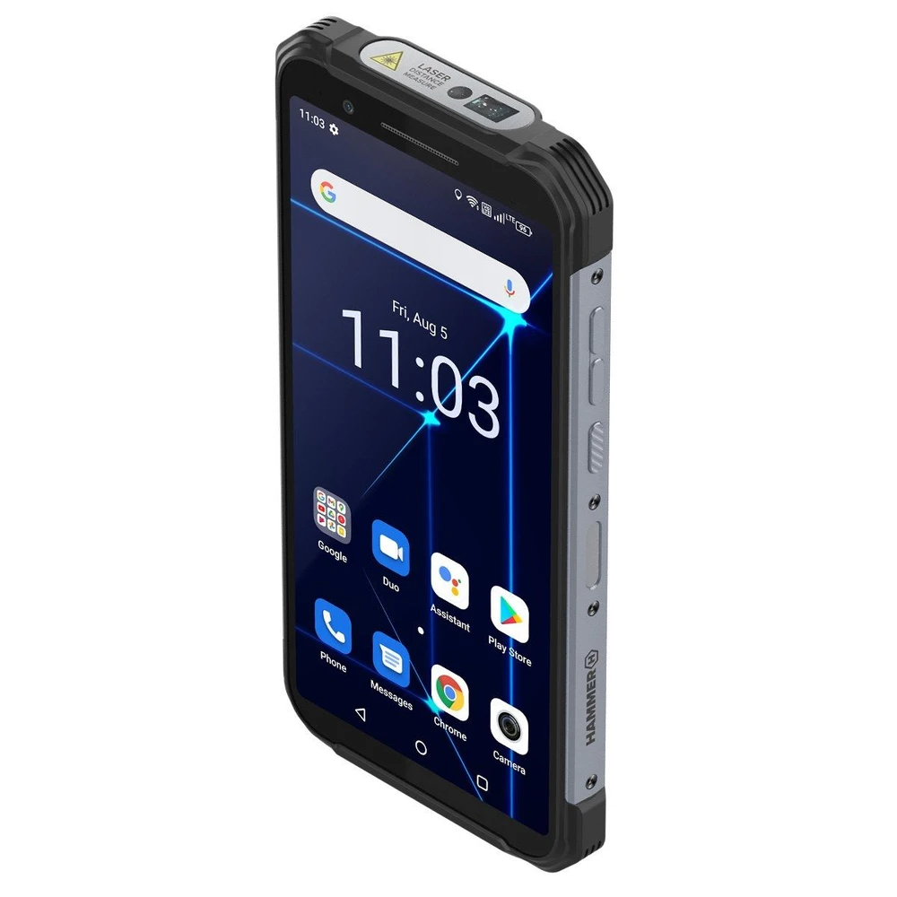 MyPhone HAMMER Construction 6/128GB Sidabrinis