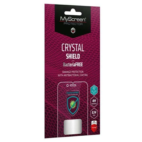 Antibakterinė apsauginė plėvelė Xiaomi Redmi Note 13 4G MyScreen CRYSTAL SHIELD BacteriaFREE