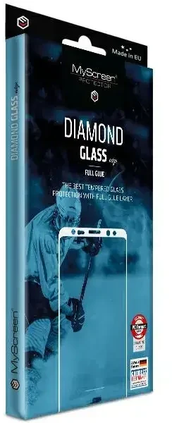 LCD apsauginis stiklas MyScreen Diamond Edge Full Glue Samsung A125 A12 juodas