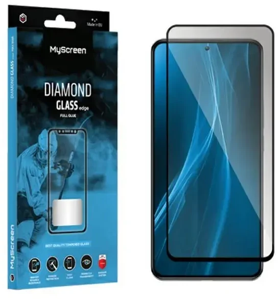 MyScreen MS Diamond Glass Edge FG Xiaomi Poco X6/X6 Pro juodos spalvos Full Glue