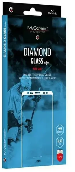 „MyScreen MS Diamond Glass Edge FG“ Apple iPhone 14 6.1“ „Full Glue“ juodos spalvos