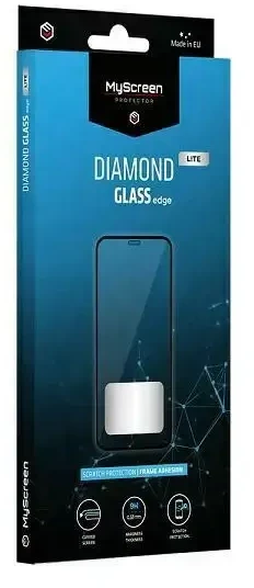 MyScreen MS Diamond Glass Edge Lite FG Xiaomi Redmi Note 11 Pro 4G/11 Pro+/11 Pro 5G juodos spalvos/juodos spalvos Full Glue