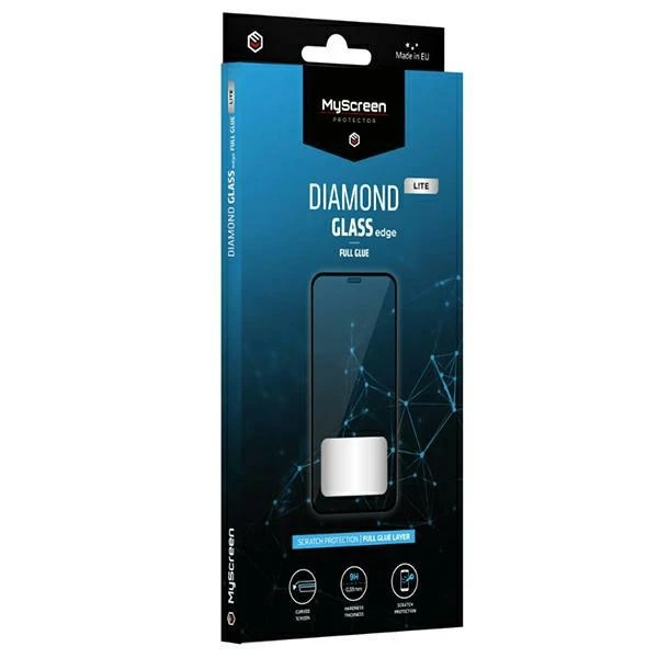 „MyScreen DIAMOND GLASS LITE edge“ | FULL GLUE Juodas Oppo A93/A94/Reno 4 Lite