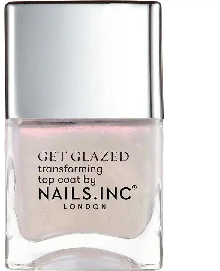 Nails.Inc „Better On Top Get Glazed“ (transformuojantis viršutinis sluoksnis) 14 ml