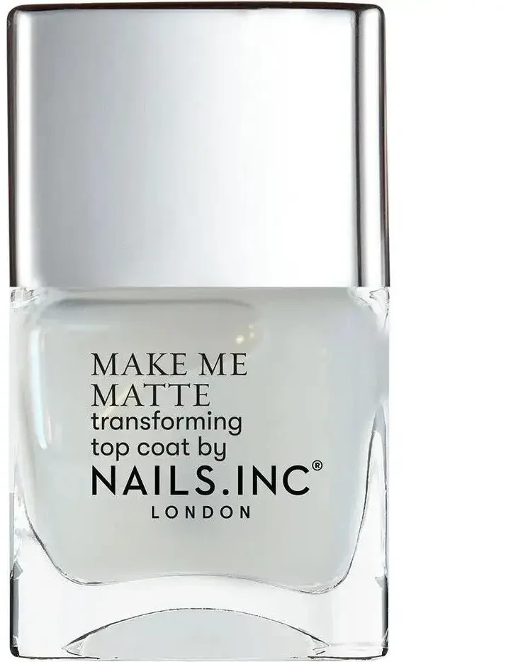 Nails.Inc „Better On Top Make Me Matte“ (transformuojantis viršutinis sluoksnis) 14 ml