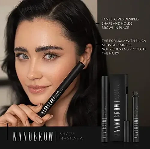 Nanobrow Shape blakstienų tušas juodas 7ml