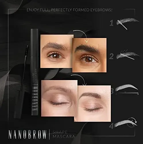 Nanobrow Shape blakstienų tušas juodas 7ml