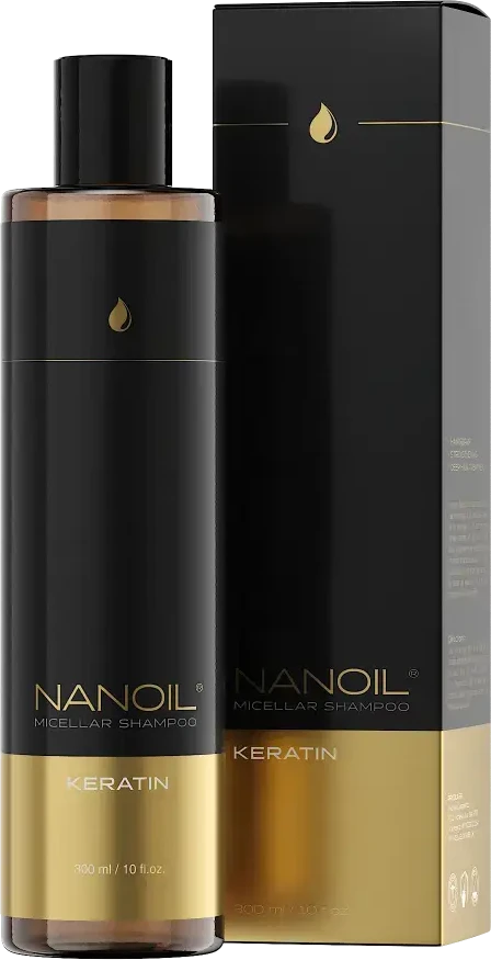Nanoil Nanolash micelinis šampūnas su keratinu 300ml