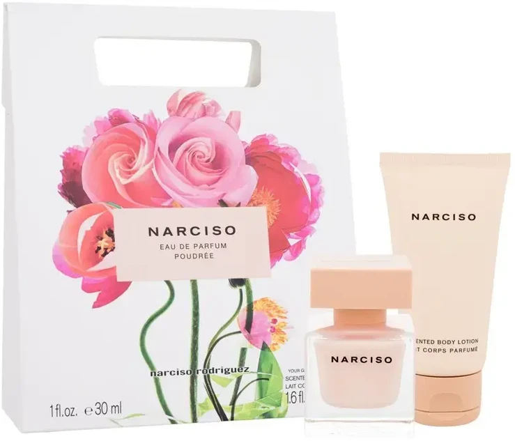 Narciso Rodriguez Narciso Poudrée EDP rinkinys moterims (EDP 30 ml + Losjonas kūnui 50 ml)