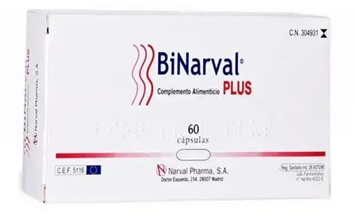 Narval Pharma Binarval Plus® 760mg 60 kapsulių