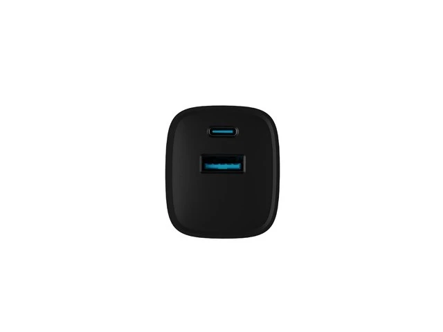 Įkroviklis - NATEC RIBERA GAN 30W USB-A + USB-C Greitas Įkroviklis Juodas