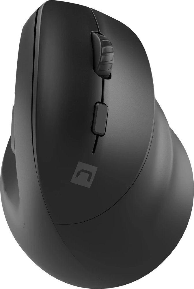 Natec | Vertikali pelė | Crake 2 | Wireless | Vertikali pelė | Bluetooth, 2.4GHz | Juodas