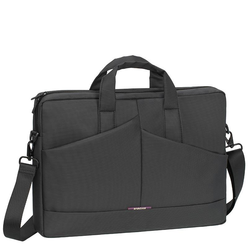 RIVACASE 8731 Diagonal Plus Nešiojamas kompiuteris Bag 15.6" / 6 Pilkas