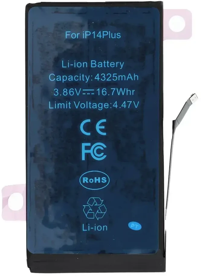 Ncc baterija, skirta iPhone 14 Plus, 4325 mAh, diagnozuojama, naudota