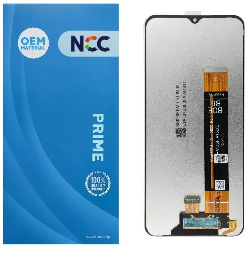 NCC LCD ekranas, skirtas SAMSUNG A13 4G A135F/A135U/A135M/A137F OEM be rėmelio