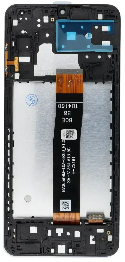 NCC LCD ekranas, skirtas SAMSUNG A13 5G A136B/U/W OEM su rėmeliu