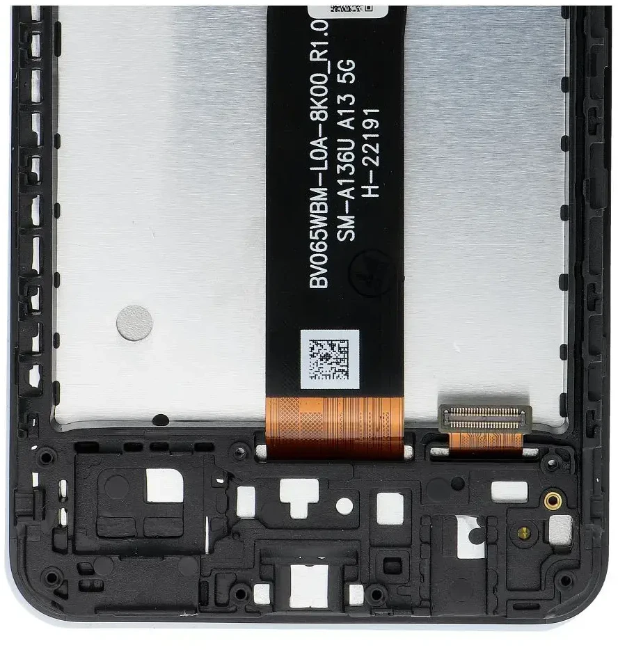 NCC LCD ekranas, skirtas SAMSUNG A13 5G A136B/U/W OEM su rėmeliu