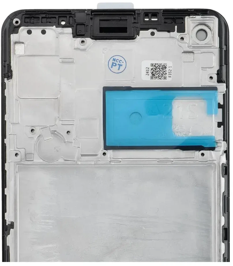 NCC LCD ekranas, skirtas SAMSUNG A21S A217 F/M OEM su rėmeliu