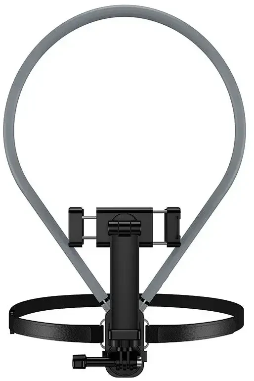 Neck universal phone holder Hoco K30 juodas pilka