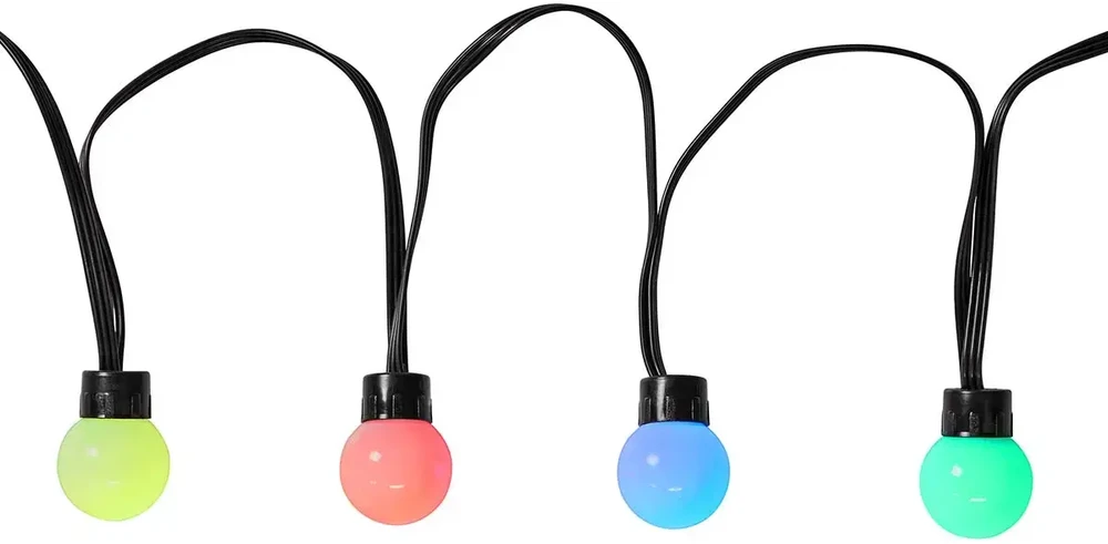 Nedis Išmani LED girlianda, 230Vac, 10,8m, 48 x Ø30mm LED, RGB+, Wi-Fi, TUYA
