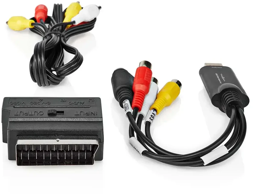 Nedis Keitiklis - analoginio vaizdo į skaitmeninį - SCART/RCA/S-Video - USB 2.0