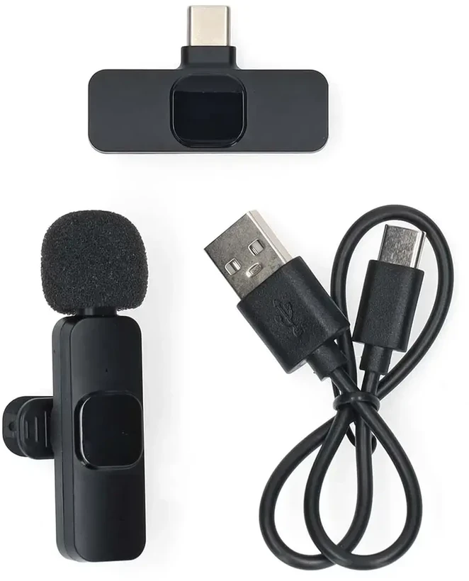 Nedis Belaidis prisegamas įkraunamas USB-C mikrofonas