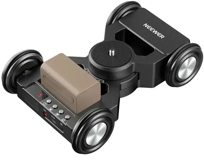 Kameros Vežimėlis - NEEWER DL400 Motorizuotas 3kg Kameros Vežimėlis Su 5 Greičių Valdymu