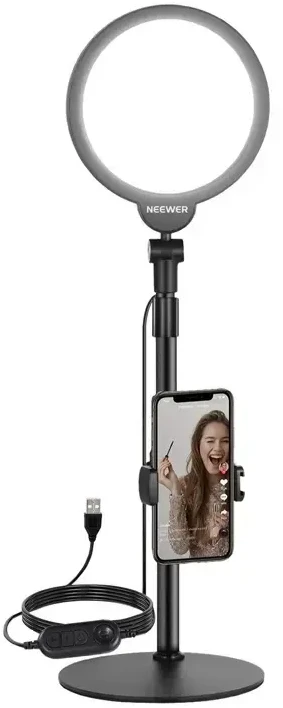 Neewer R06 18cm Round LED Phone Selfie Kit
