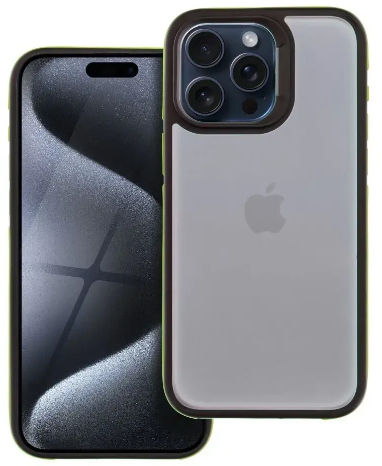 OEM dėklas, skirtas iPhone 15 PRO MAX, neo geltonas