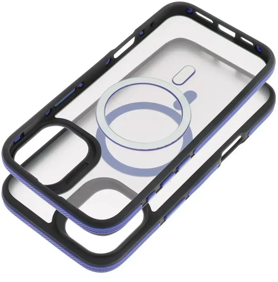 Oem Originalus „iPhone 16 PLUS Neo“ dėklas, suderinamas su „MagSafe“ mėlynas