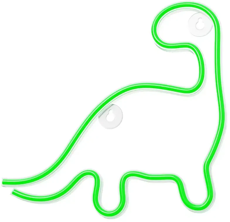 Neon LED Light DINOSAUR žalias NNE01 Neolia