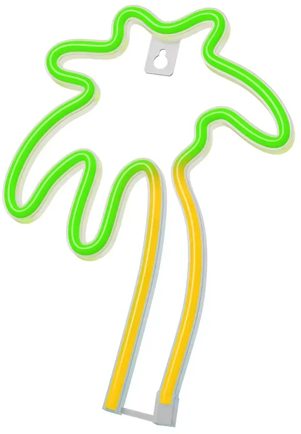 Neoninis LED šviestuvas PALM žalias oranžinis NNE04 Neolia