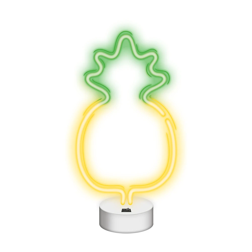 Neon LED ant stovelio Ananasas geltona-žalia NNE05 Neolia
